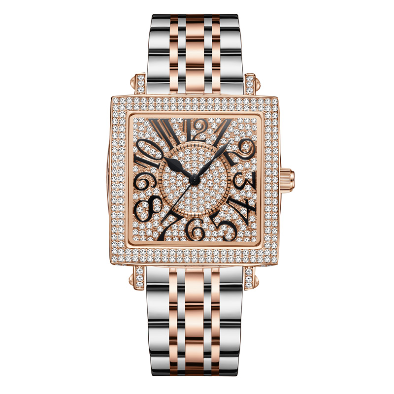 ساعة يد نسائية كوارتز كريستالي - مراجعة Luxury Watch Top 10 وسعره