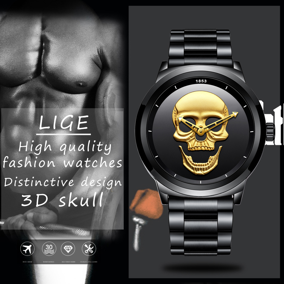 LIGE-الرجال الفولاذ المقاوم لل - مراجعة Luxury Watch Maker وسعره