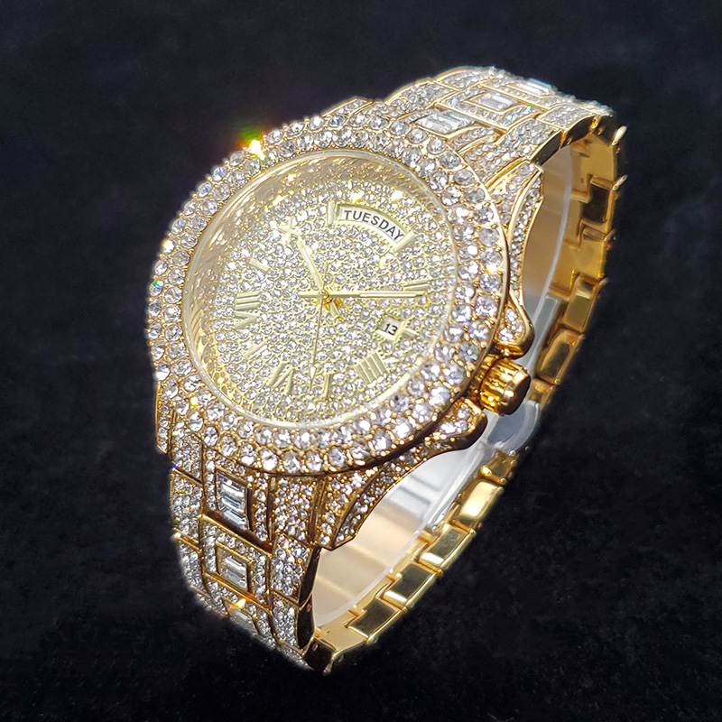 ساعة رجالية فاخرة مرصعة بالألم - مراجعة Luxury Watch Iceberg وسعره