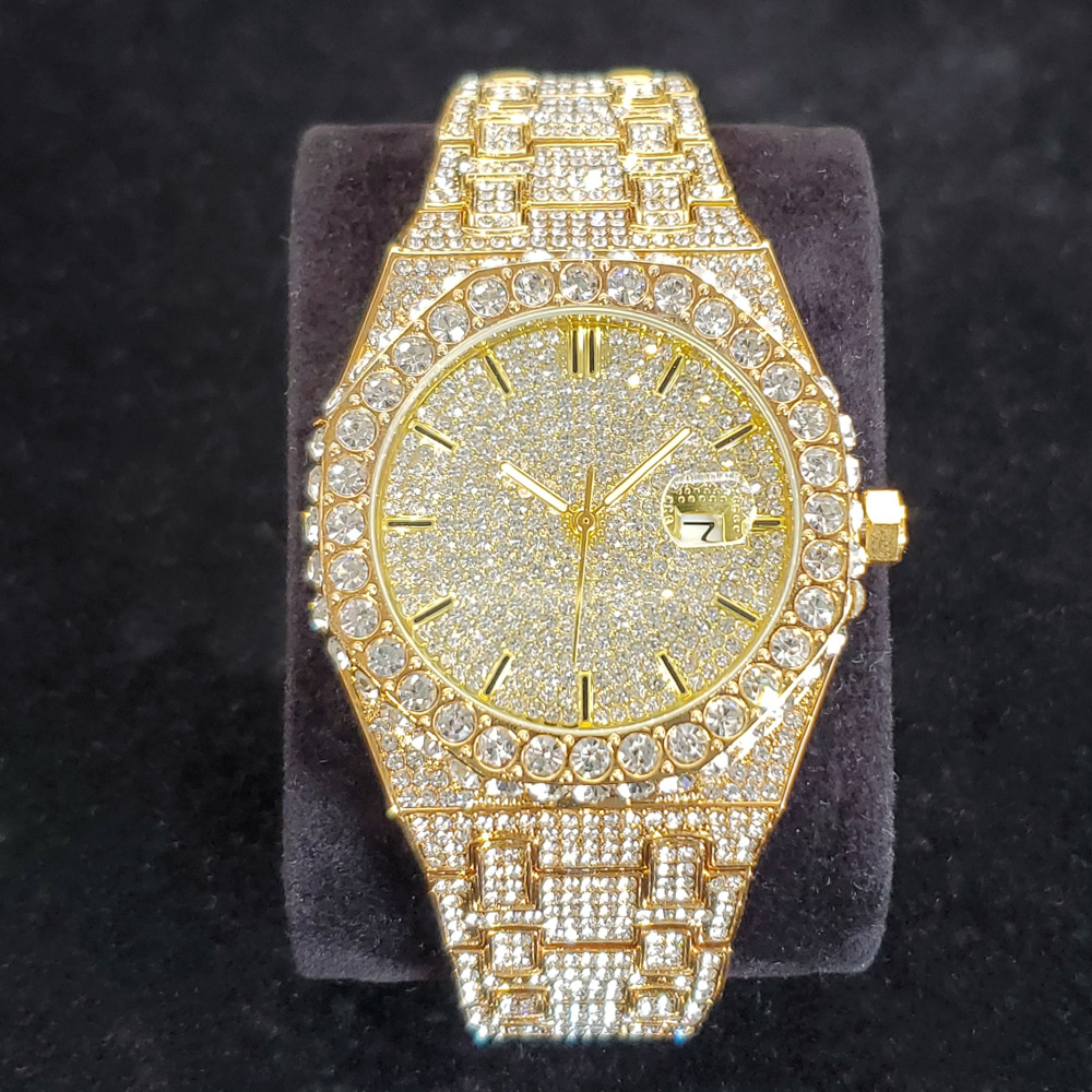ساعات ذهبية ماسية فاخرة للرجال - مراجعة Luxury Watch Iceberg وسعره