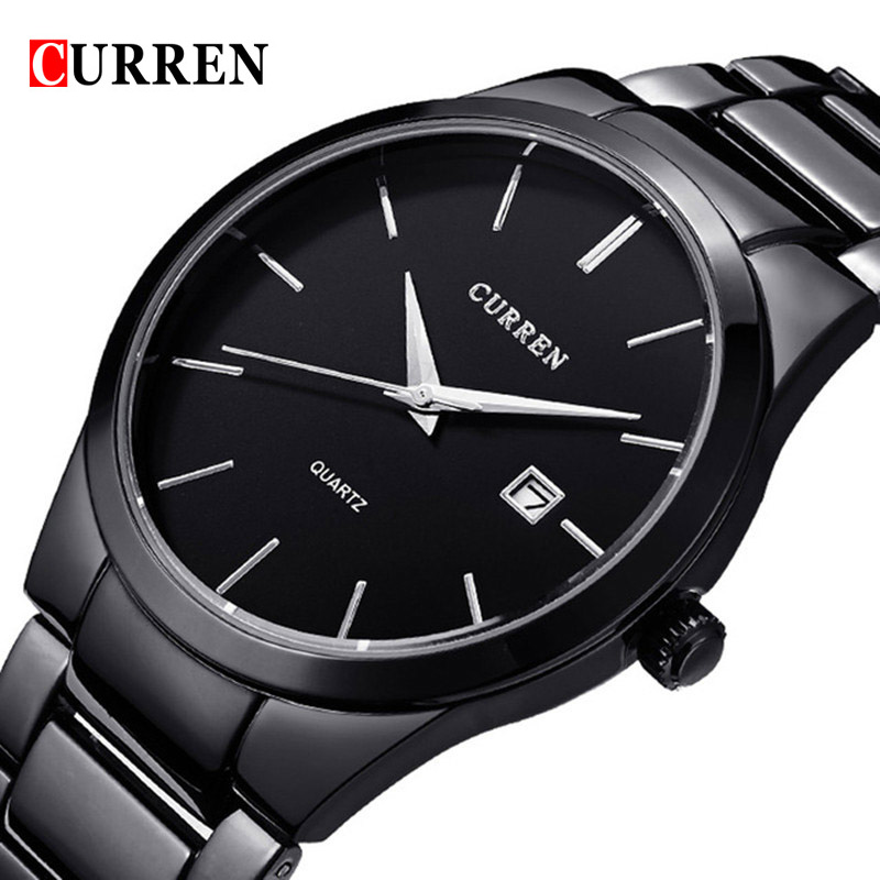 موضة 2018 ساعات CURREN الرياضي - مراجعة Luxury Watch Top 10 وسعره
