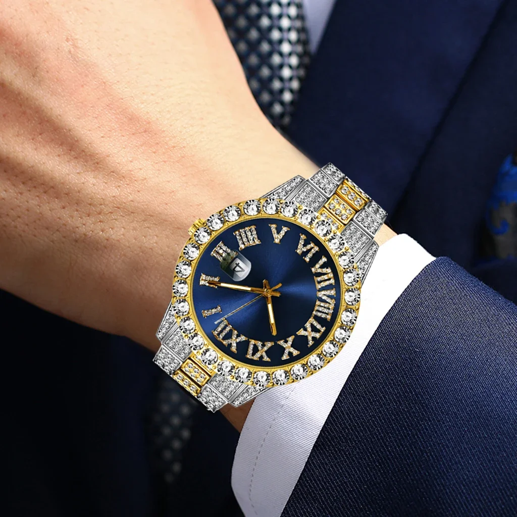 مثلج خارج ساعة الرجال العلامة  - مراجعة Luxury Watch Iceberg وسعره