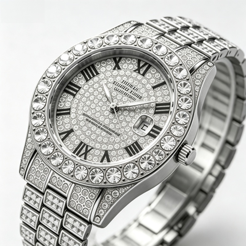 ساعة كوارتز فاخرة مطلية بالذهب - مراجعة Luxury Watch Iceberg وسعره