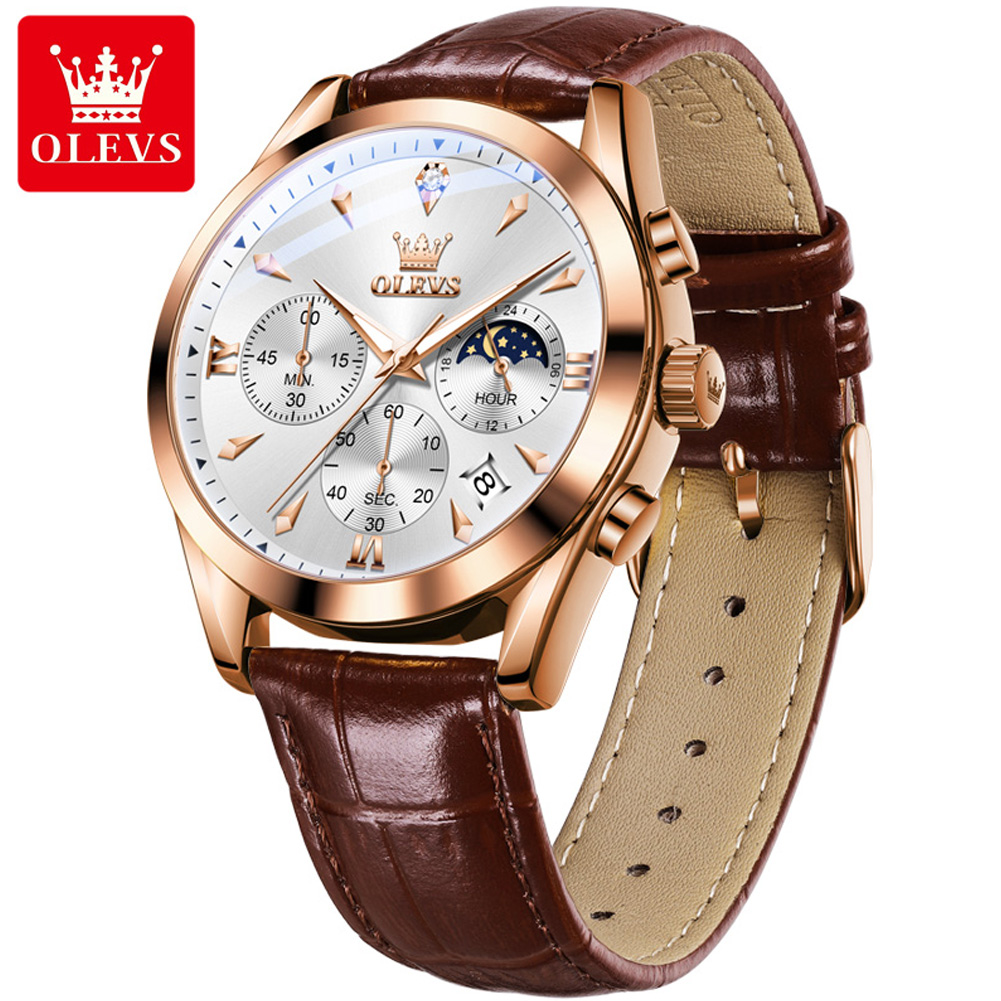 OLEVS العلامة التجارية الجديدة - مراجعة Luxury Watch Maker وسعره